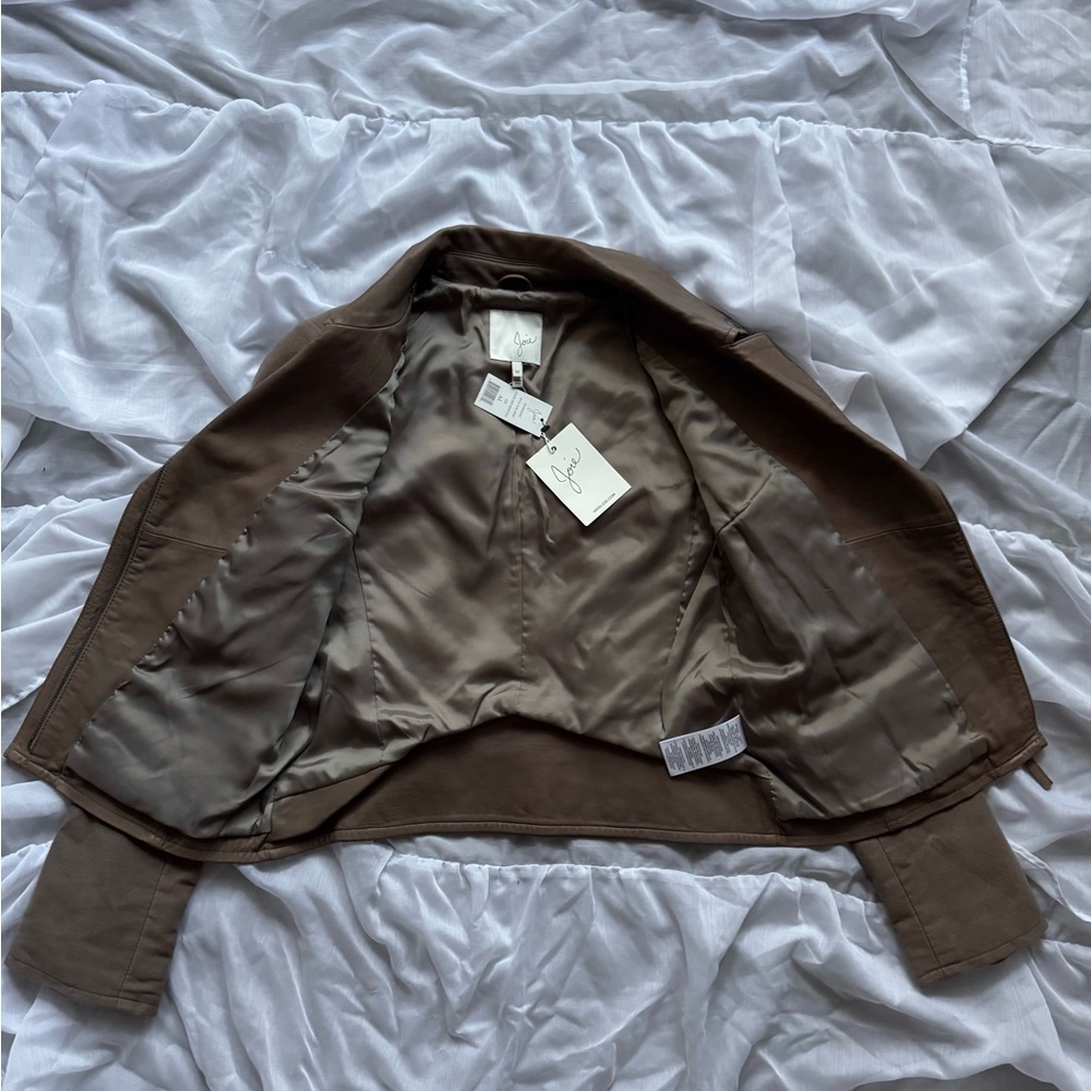 Joie Lambskin Leather Moto Jacket - Picture 8 of 15